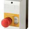 Insulating material housing, emergency stop, (L x W x H) 177 x 80 x 158 mm, for PKZ01, 281406
