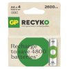 OUTLET 4 x akumulatorki AA / R6 Ni-MH GP ReCyko 2600mAh