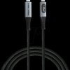 31849 Sync & charging cable, USB-C -> USB-C, USB4, 1.2 m, black