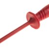 Próbnik, typ końcówki: Iglica, rozmiar: 2mm, 1A, Czerwony, Nikiel, stal nierdzewna