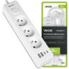 Przedłużacz 3Mb 3Gn+0 3X1,5Mm 16A + 2X Usb-A + 2X Usb-C Va0382-3 Vayox