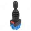 Przełącznik joystick 22mm Poz.stab: 1 NO x2 czarny brak IP67 LAS0-K-20C23