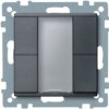 KNX Przycisk natynkowy podwójny plus antracytowy System M MTN627614 SCHNEIDER ELECTRIC