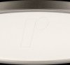 92935 LED recessed panel Areo, 12 W, 3000 K, round, dimmable, nickel