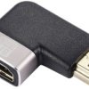 SpeaKa Professional SP-11302008 HDMI adapter [1x złącze męskie HDMI - 1x złącze żeńskie HDMI] czarny, srebrny UHD 8K @ 6