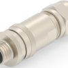 Circular connector, 3 pole, screw connection, screw locking, straight, T4111511031-000