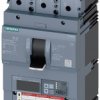 Wyłącznik zasilania Siemens 3VA6340-8JQ31-0AA0 Zakres ustawienia (Prąd): 160 - 400 A Maksymalne napięcie przełączania: 6