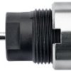 4 mm socket, pin connection, mounting Ø 12.2 mm, CAT III, black, SEB 6448 NI / SW