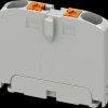 1028067 Distribution block PTFIX, 2 x 2.5, grey