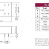 TEN 6-4811WIN DC/DC converter TEN 6WIN, 6 W, 18-75/5.0 VDC, DIP-24