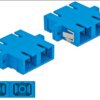 85991 Optical Fiber Coupler SC/SC Duplex 4 pieces blue