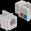 86498 Keystone Module RJ12 jack > LSA Cat.3 UTP white