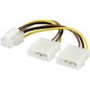 ADAPTER 2X MOLEX / PCI-EXPRESS 6PIN 15CM