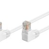 CAT 5ekabel krosowy kątowy 2x 90°,U/UTP, Biały