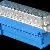 D-SUB male connector, 25-pin, ribbon cable, without insulator