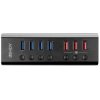 LINDY 43371 USB Hub 8 ports USB 3.2 1st Gen Black