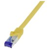 LogiLink C6A117S Network Cables RJ45 CAT 6A S/FTP 20m Yellow 1-1 wired