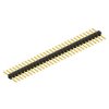 Pin header, 30 pole, pitch 2.54 mm, straight, black, SL 12 SMD 058 30 G