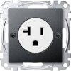 Merten Gniazdo elektryczne System M antracytowy MEG2156-0414 1 szt.