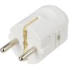 Sygonix SY-6618460 Safety plug Polypropylene White 250 V AC