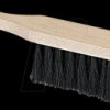202000 Wood/natural hair dustpan, black