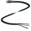 Pepperl+Fuchs 316957 Złącze konfekcjonowane czujnika/aktuatora V3-GM-BK5M-PUR-A, piny: 3, 5 m, 1 szt.