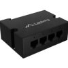Switch lanberg din-fe4-at-30w 1xin 3x out 100mb poe extender fast ethernet din rail at 30w DIN-FE4-AT-30W