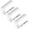 Łącznik składany prosty LSP 20 biały 3 sztuki do rur