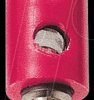 Miniature plug, 2.6 mm, red