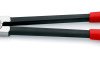 Szczypce płaskie długie Szczypce z długimi końcówkami Knipex długość szczęk: 76,5mm długość całkowita: 280 mm Stal