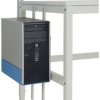 Manuflex ZB3607.5007 Uchwyt na CPU w kolorze niebieskim BrillantRAL 5007, szer. X gł. X wys. = 180-250 x 450 x 290 mm