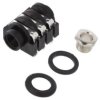 Złącze Jack 6,3mm, żeńskie, gniazdo, kątowe 90, stereo ACJS-IHS