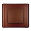 FLEXI Przycisk /światło/ brązowy metalik 9FWP-5