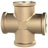 Cross piece, L 61 mm, 16 bar, brass, for pipe systems, 194134