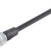 Sensor actuator cable, M9-cable socket, straight to open end, 5 pole, 5 m, PUR, black, 3 A, 79 1456 215 05