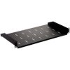 Półka stała do szafy RACK 19 cali 1U 300mm czarna
