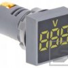 Miernik AD16-22VMS/Y;żółty;22mm; zakres 20-500VAC woltomierz