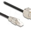 87245 Keystone cable RJ45 male > female, Cat.6a, 5 m