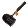 Młotek Gumowy Z Rączką Metalow, Czarny 1250 G (39-002)
