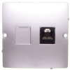 Simon Basic Gniazdo telefoniczne RJ11 srebrny mat BMTF1.02/43