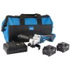 Draper 99730 D20 20V 115mm Brushless Grinder Kit (+2x5Ah Batts, Charger and Bag)