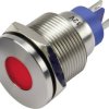TRU COMPONENTS GQ19F-D/J/R/12V/S Lampka sygnalizacyjna LED czerwony 12 V/DC