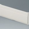 Front panel, ABS, (W x H) 142 x 55 mm, gray white, B2116707