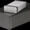 1455C801 profile housing, 1455 C, 80 x 54 x 23 mm, Metal matt