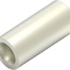 Butt connector, uninsulated, 0.3-1.42 mm², AWG 22 to 16, silver, 7.65 mm, 323030