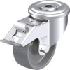 Blickle 681726 LER-PO 80G-FI-ELS Rolka obrotowa z blachy stalowej Średnica koła: 80 mm Maksymalne obciążenie: 150 kg 1 s