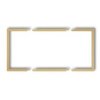 Ramka Wypełniająca Podwójna Serii Deco Złoty 29Drw-2