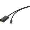 Renkforce RF-3421676 USB-C to Mini DisplayPort Cable 4K 60Hz 3m Black