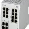 Switch przemysłowy Ethernet Phoenix Contact FL SWITCH 2312-2GC-2SFP 2702910, 10 MBit/s, 100 MBit/s