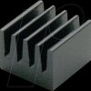 ICK SMD F 10 SA Heat sink 10mm 71 K/W black anodised